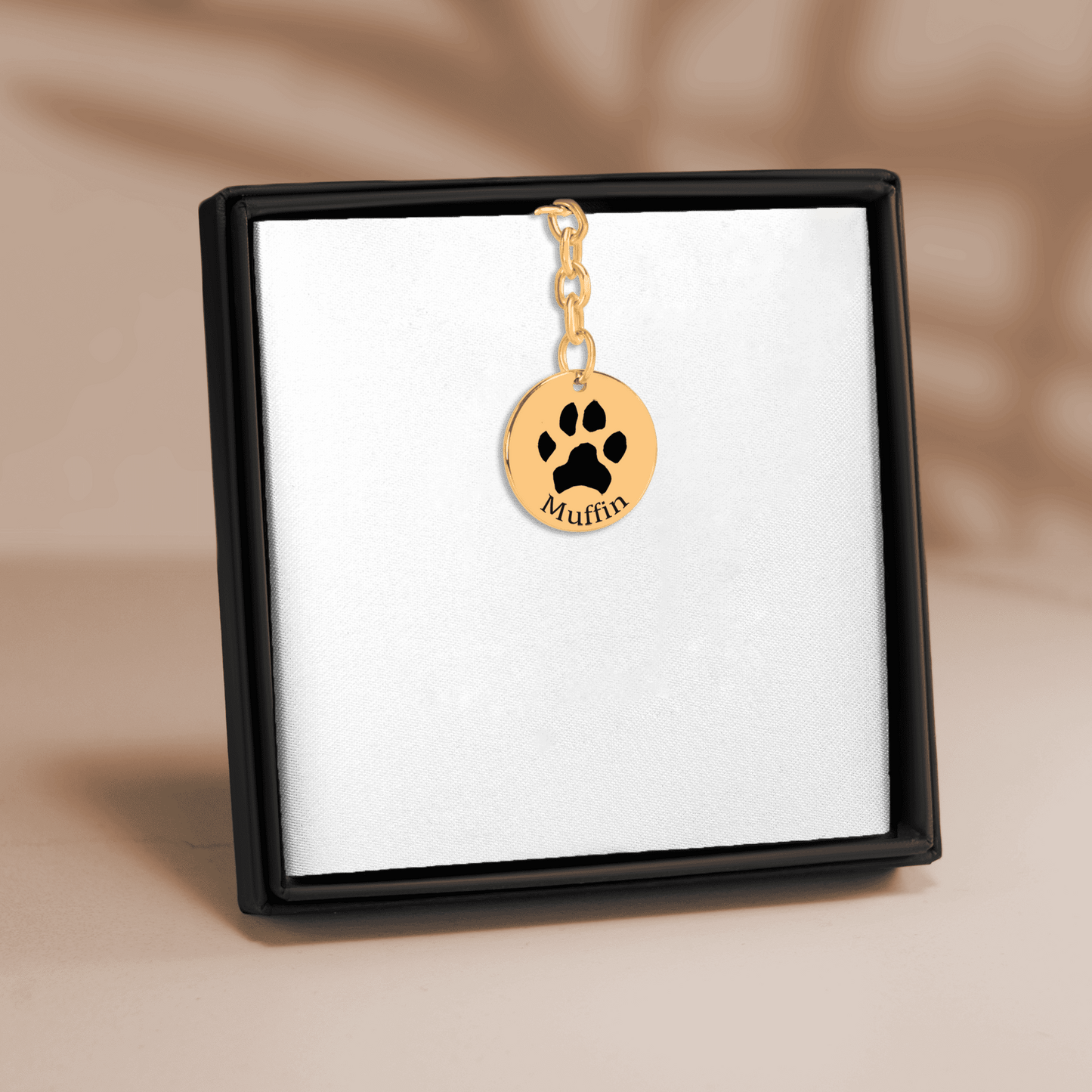 Dog/Cat Engraved Paw Keychain