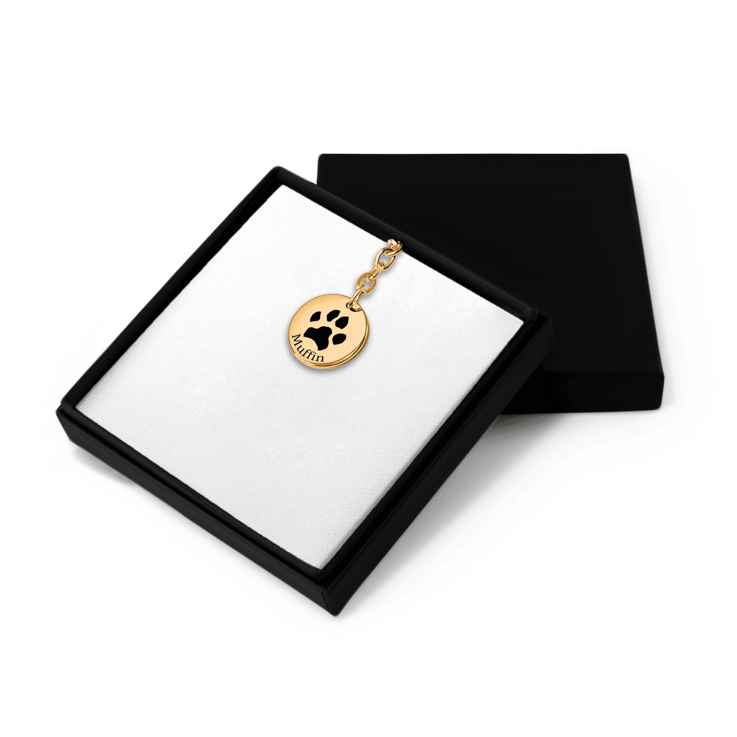 Dog/Cat Engraved Paw Keychain