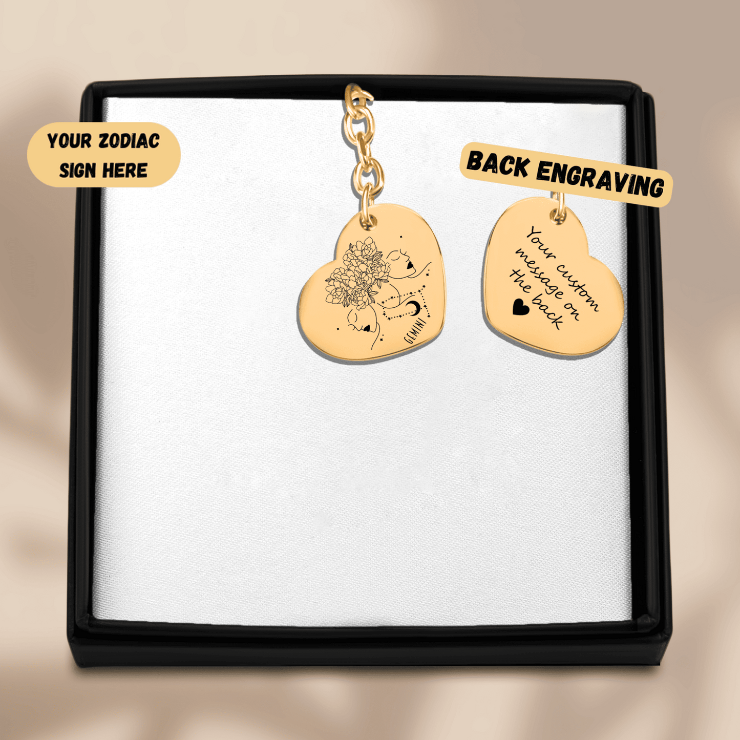 Zodiac Signs with Engraving